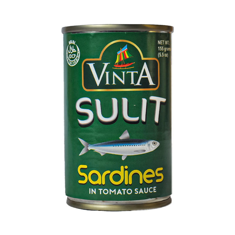 Vinta Sulit Sardines In Tomato Sauce Regular 155g