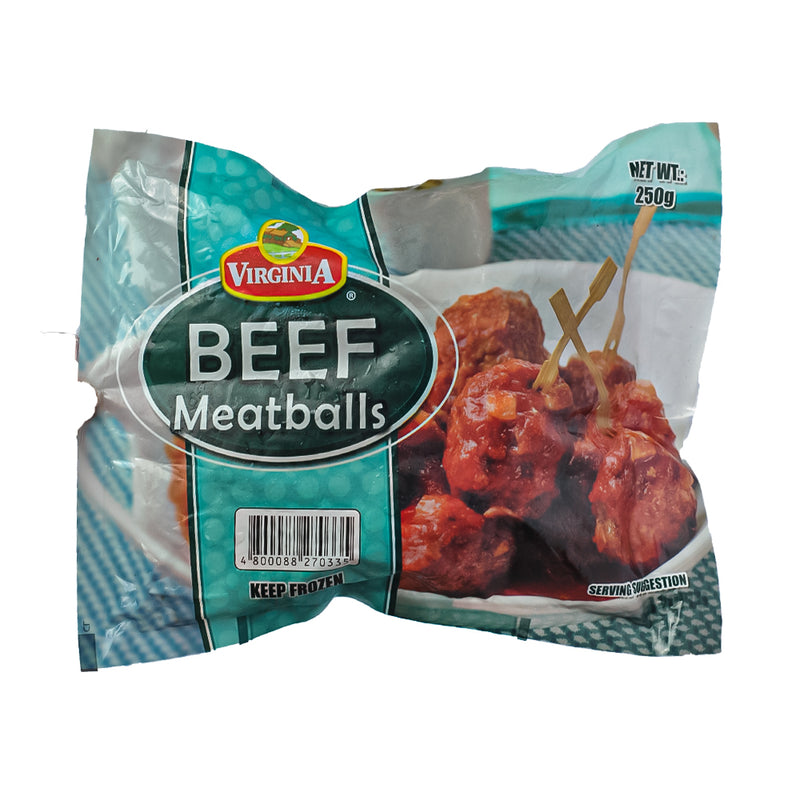 Virginia Beef Meatballs 250g