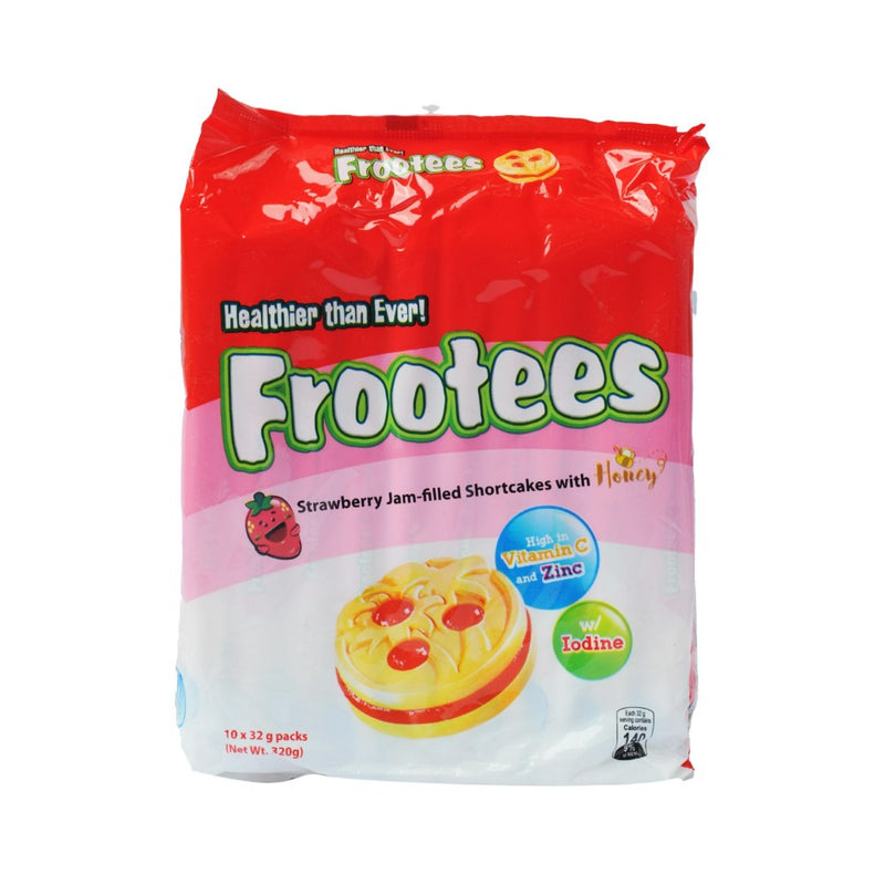 Frootees Strawberry Jam Filled Shortcakes With Honey 10's