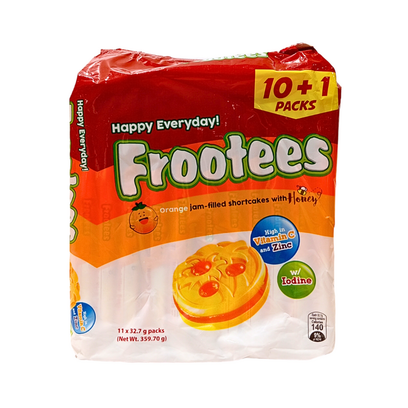 Frootees Orange Jam-Filled Shortcakes With Honey 10's