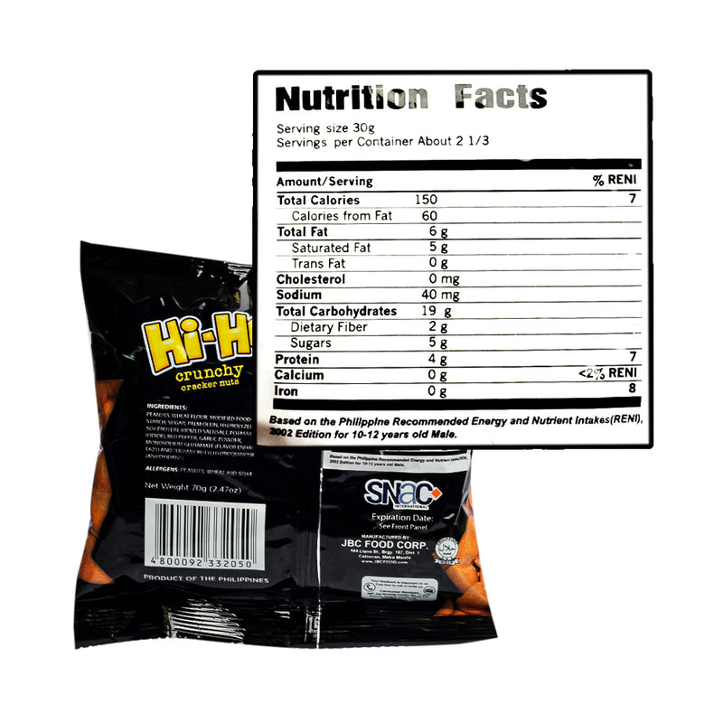 Hiho Crunchy Nut Sweet Chili 70g