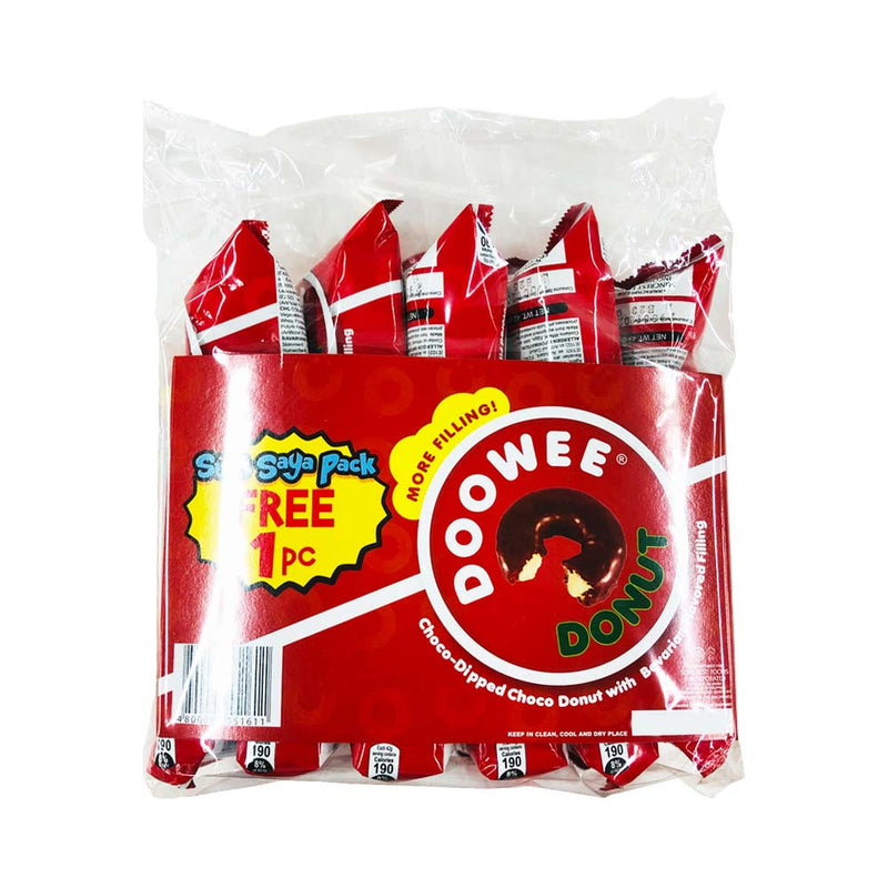 Doowee Donut Choco Dipped With Bavarian Filling 42g x 10's
