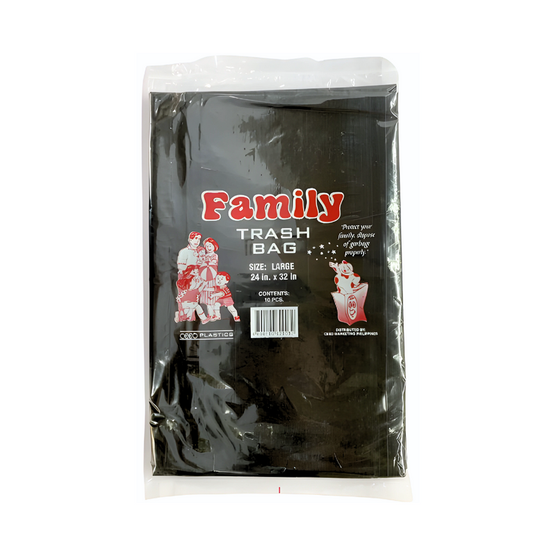 Family Trash Bag Large 10's