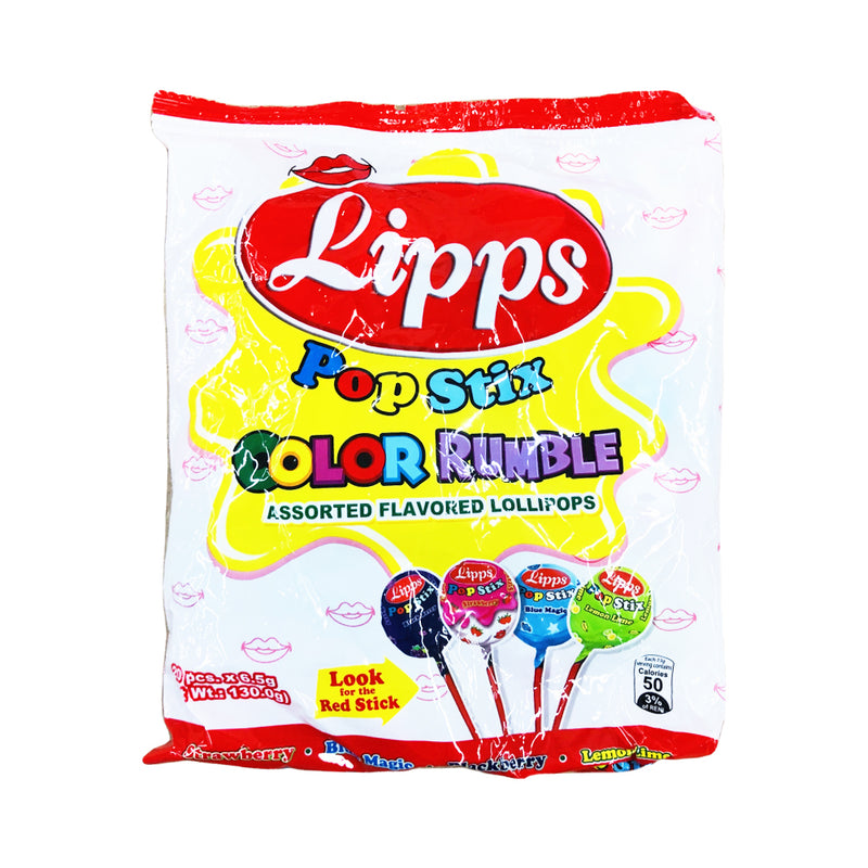 Lipps Pop Stix Lollipops Color Rumble 20's