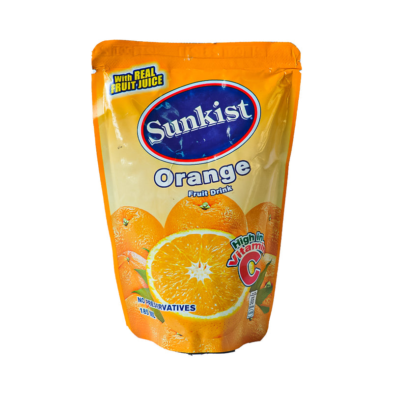Sunkist Orange Fruit Juice Doy 185ml x 10's