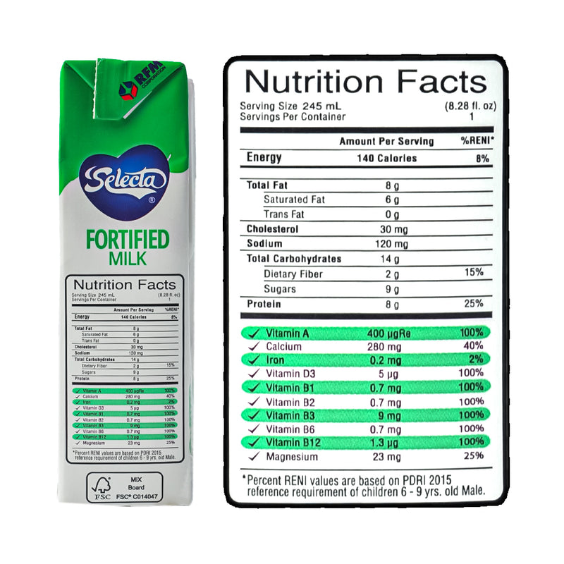 Selecta Factor Selecta Fortified Filled Milk 245ml