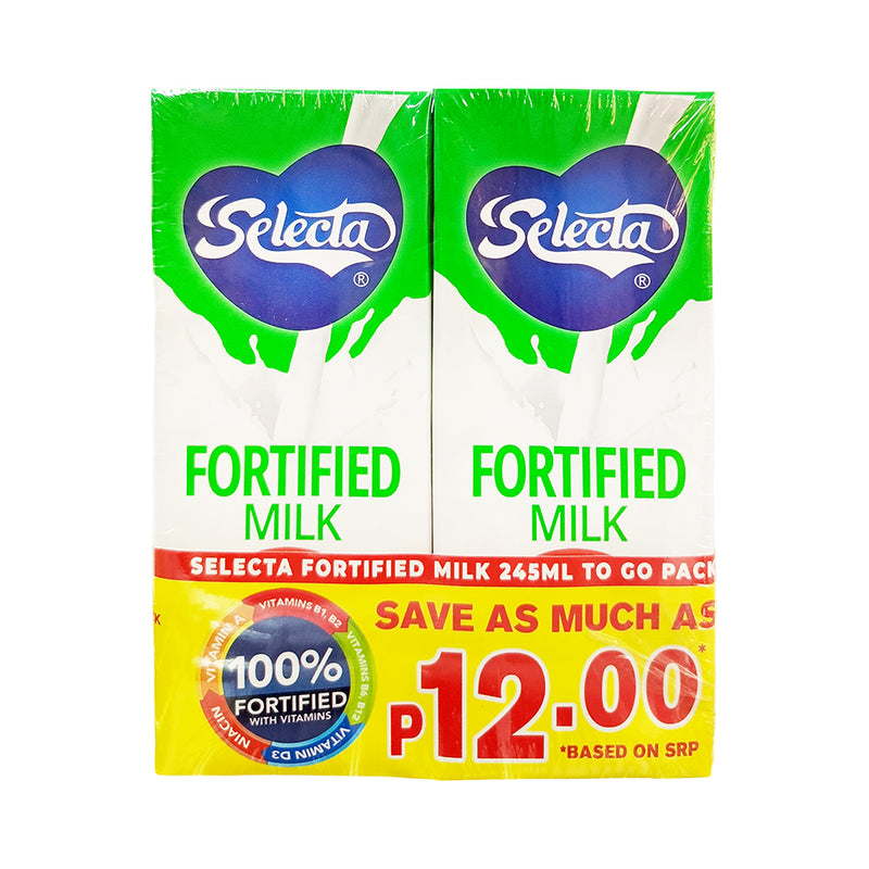 Selecta Fortified Filled Milk 245ml x 2's