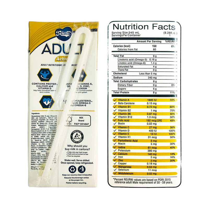 Selecta Adult Active 245ml
