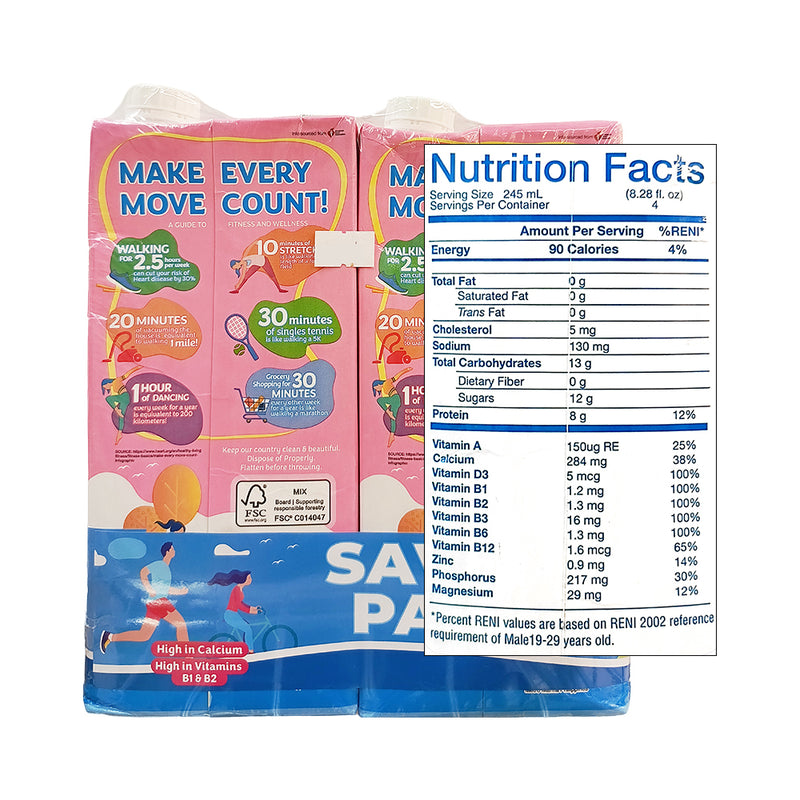 Selecta Non Fat Milk Savers Pack 1L x 2's