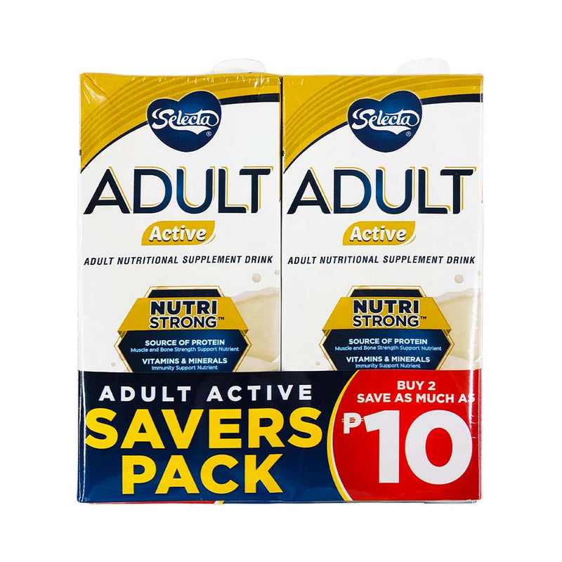 Selecta Adult Active 1L x 2's