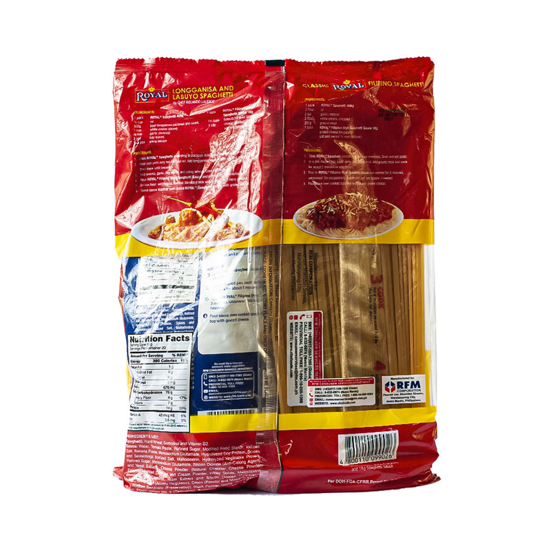 Royal Pinoy Celebration Rich And Thick Spaghetti Pasta
