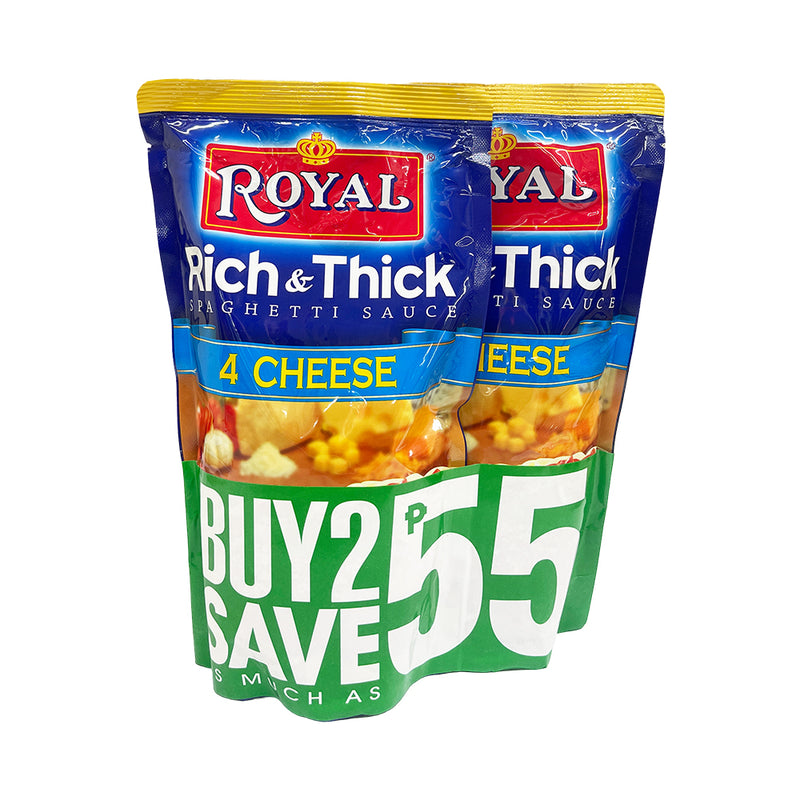 Royal 4 Cheese Spaghetti Sauce 900g x 2's