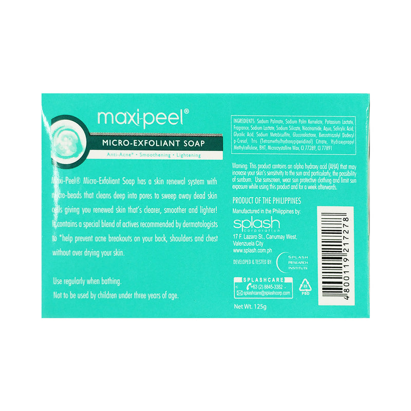 Maxi Peel Micro-Exfoliant Soap 125g