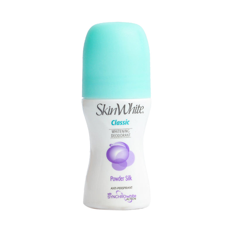 Skin White Whitening Roll On Powder Silk 25ml