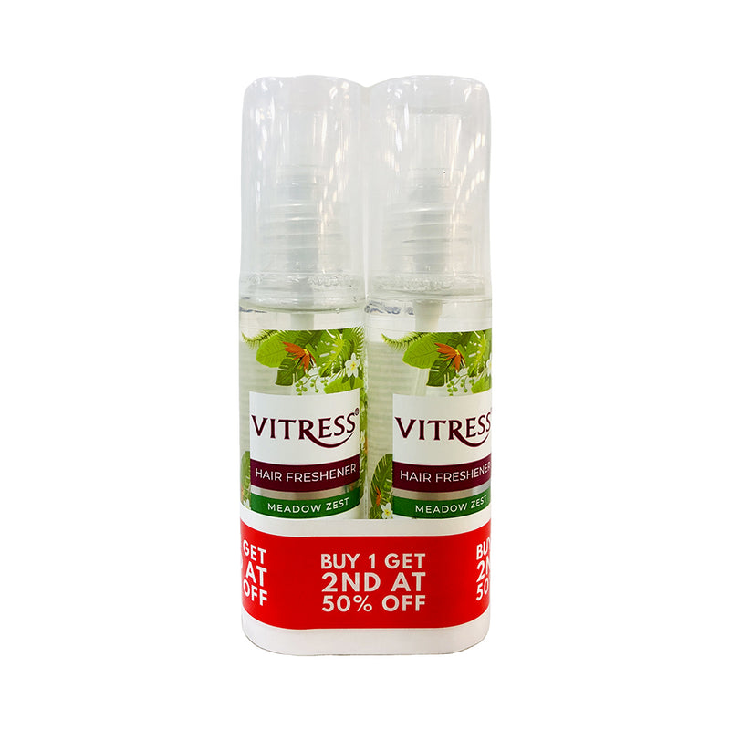 Vitress Hair Freshener Meadow Zest 50ml x 2's