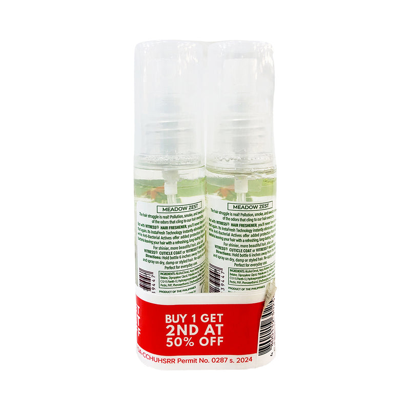 Vitress Hair Freshener Meadow Zest 50ml x 2's