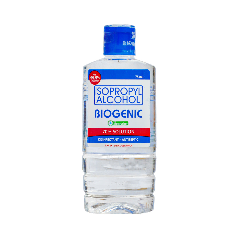 Bot Alcohol Biogenic 70% Isopropyl Alcohol 75ml