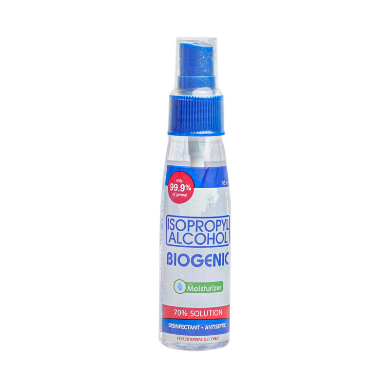 Biogenic 70% Isopropyl Alcohol 50ml