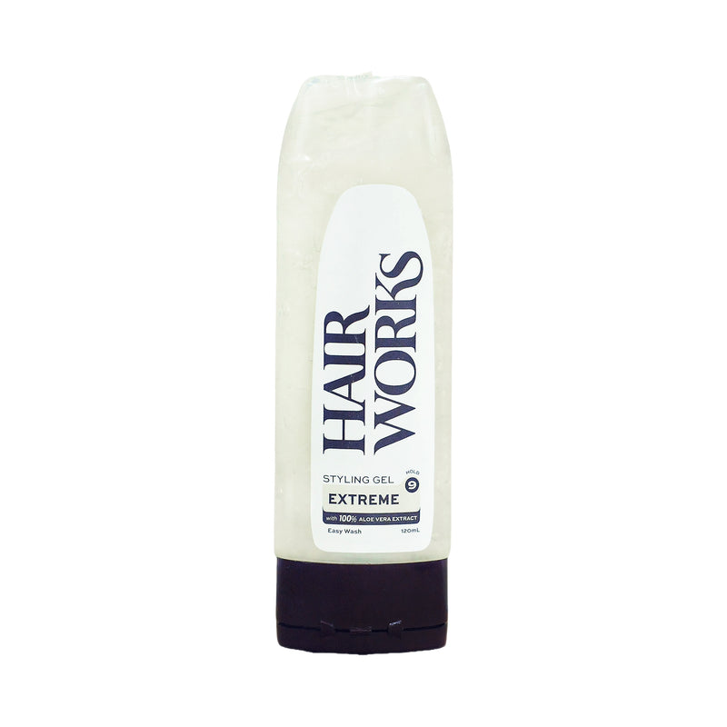 Hair Works Hairstyling Gel Extreme Hold Clear