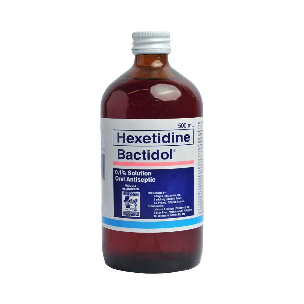 Bactall Bactidol Oral Antiseptic Gargle Mouthwash 500ml