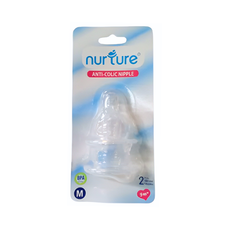 Nurture Anti-Colic Nipple Medium 2's