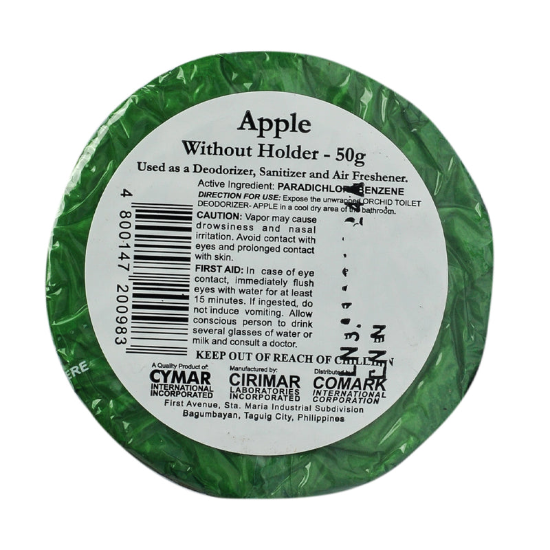 New Orchid Deodorizer Apple Scent Refill 50g