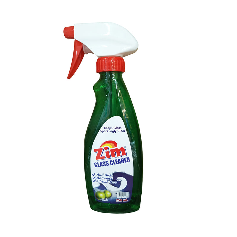 Zim Glass Cleaner With Trigger Head Apple 250ml