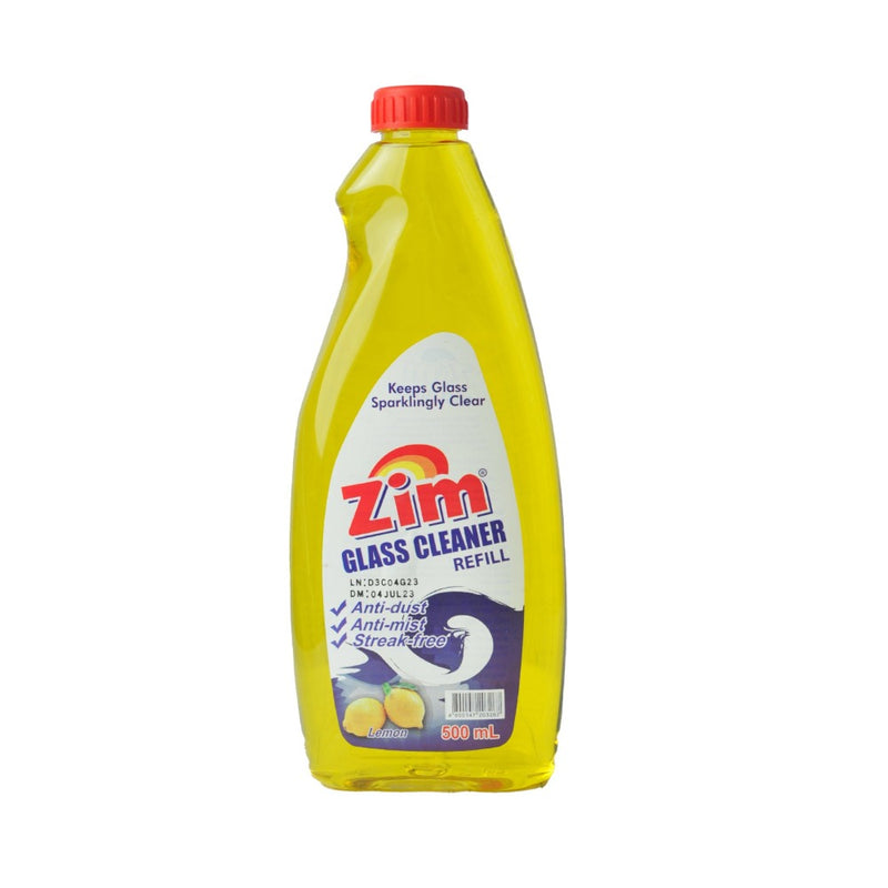 Zim Glass Cleaner Refill Lemon 500ml