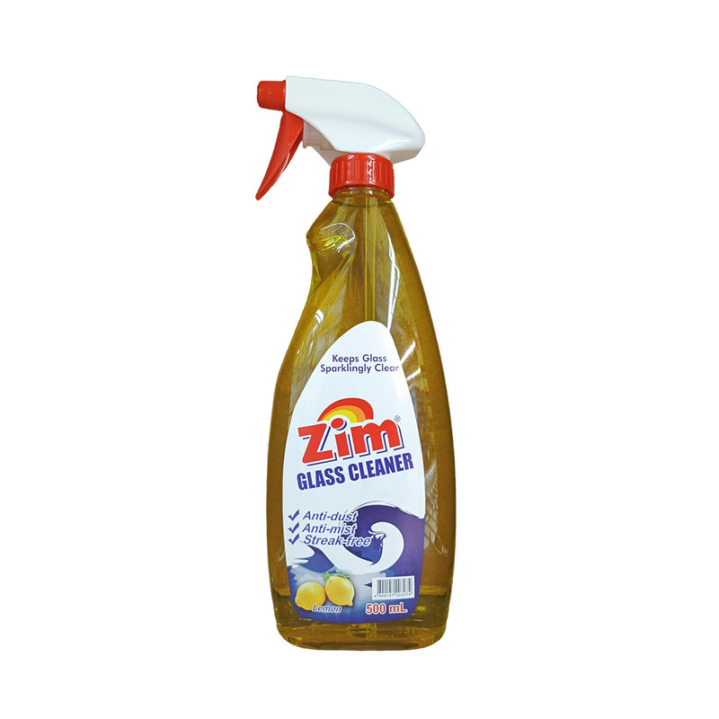 Zim Glass Cleaner With Trigger Head Lemon 500ml