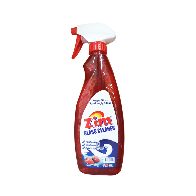 Zim Glass Cleaner With Trigger Head Strawberry 500ml