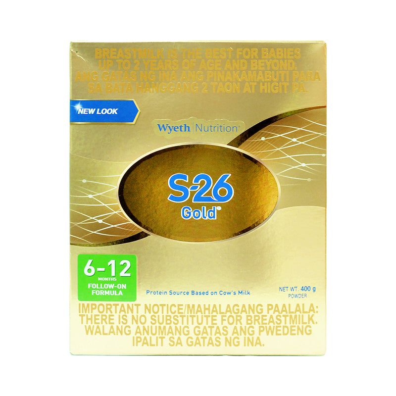 S-26 Gold Two Milk Supplement 6-12 Months 400g