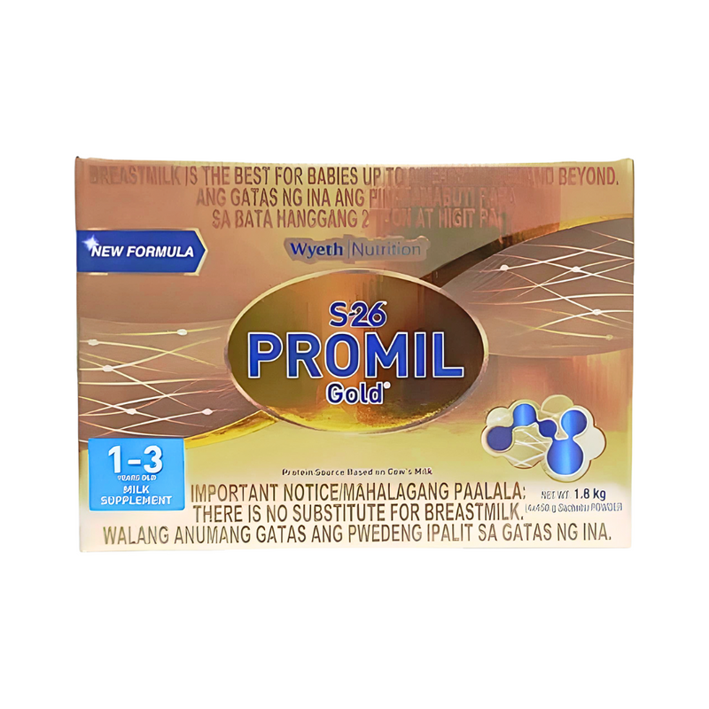 S-26 Promil Gold Three Milk Supplement 1-3yrs Old 1.8kg