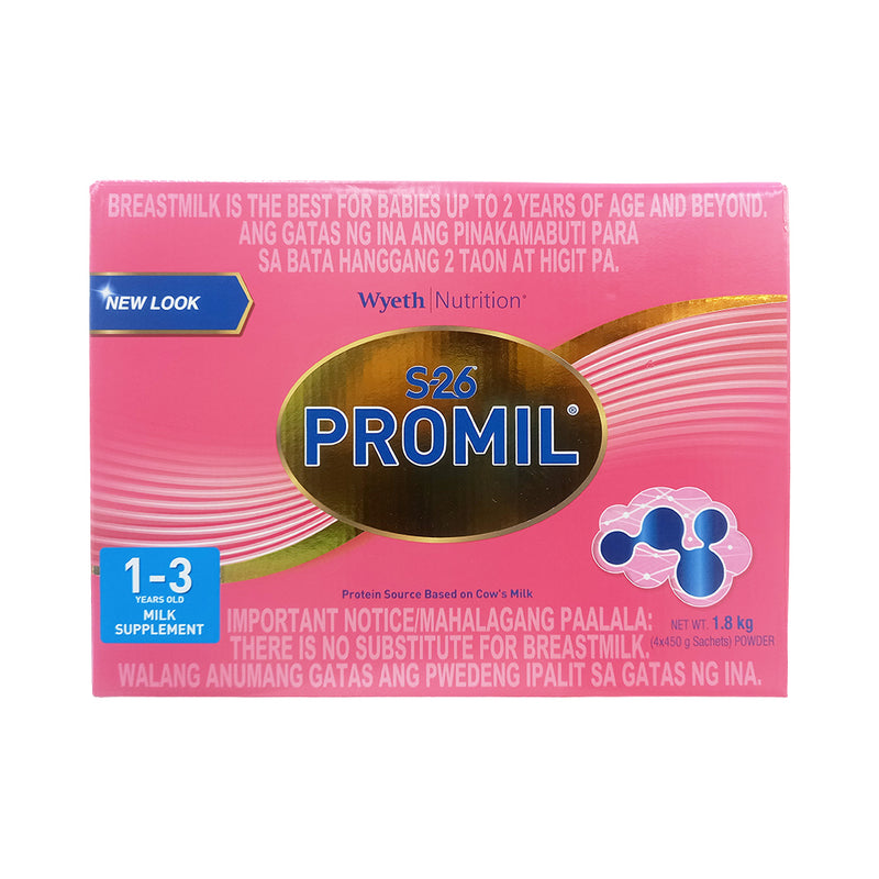 S-26 Promil Three Milk Supplement 1-3yrs Old 1.8kg