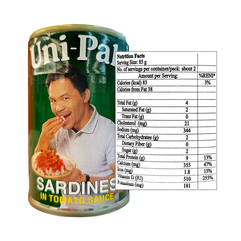 Uni-Pak Sardines In Tomato Sauce 155g