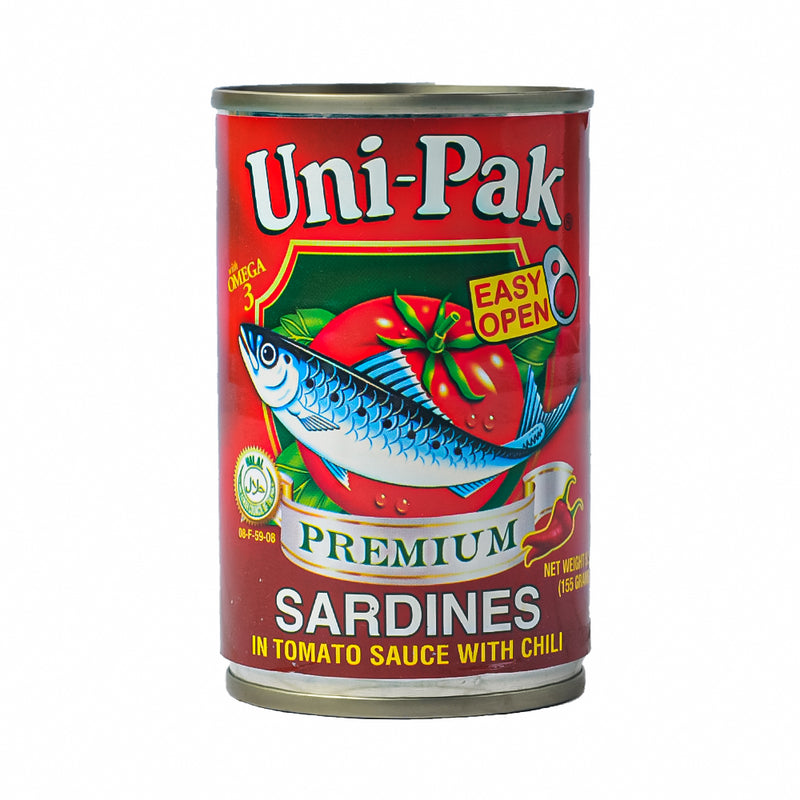 Uni-Pak Sardines In Tomato Sauce With Chili 155g