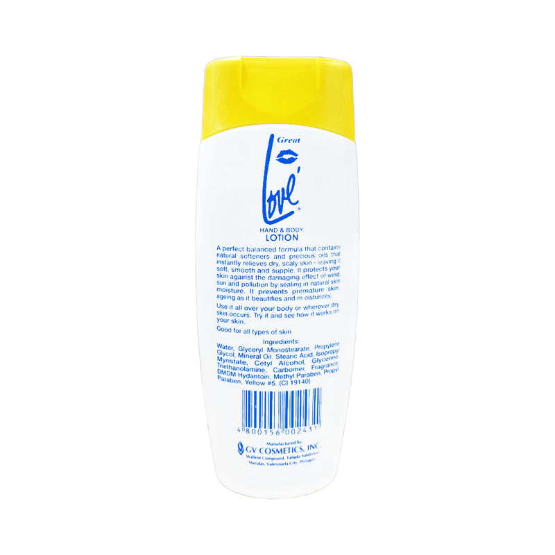 Great Love Hand And Body Lotion Yellow 250ml