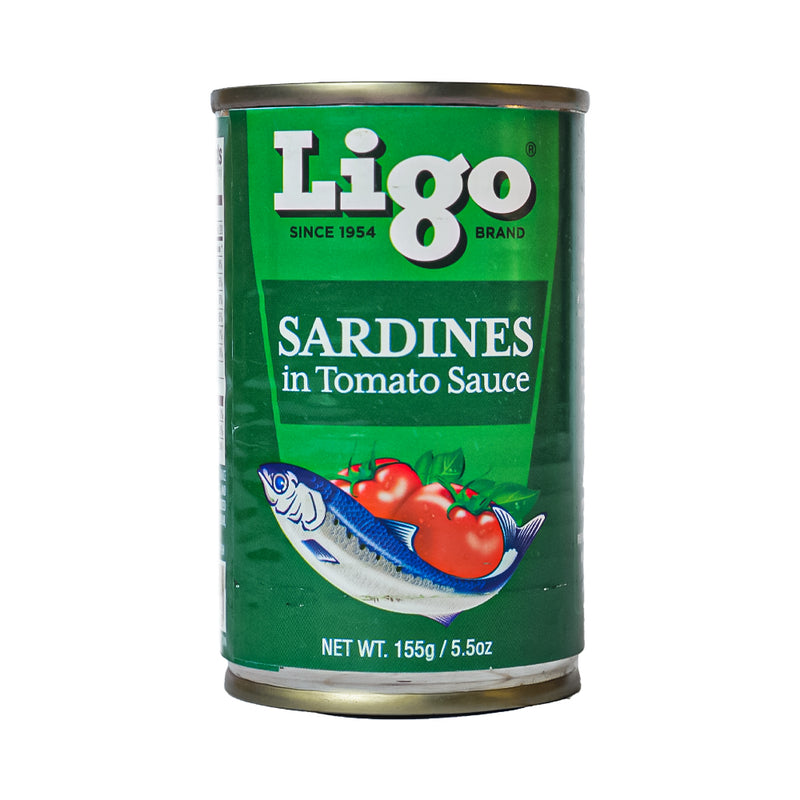 Ligo Sardines In Tomato Sauce EOC 155g