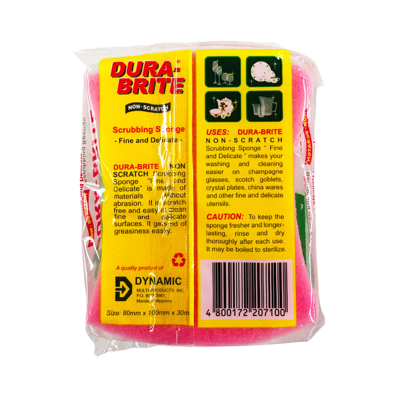 Dura-Brite Fine And Delicate Scrubbing Sponge 100mm x 80mm