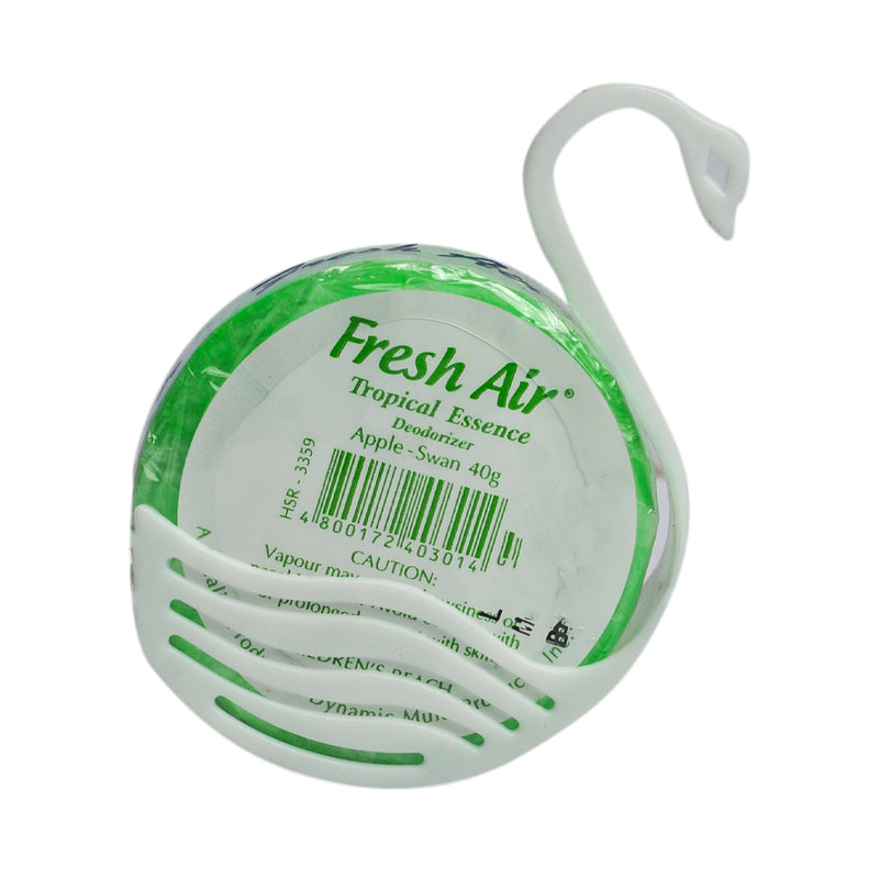 Fresh Air Deodorizer With Plastic Swan Container Apple Scent 40g