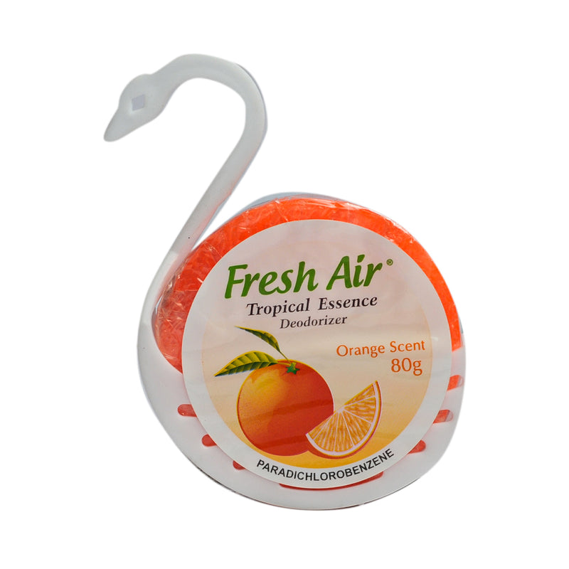 Fresh Air Deodorizer With Plastic Swan Container Orange Scent 80g