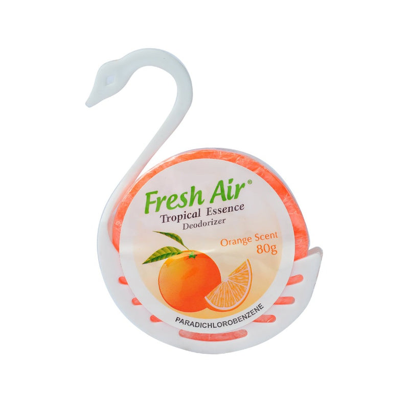 Fresh Air Deodorizer With Plastic Swan Container Orange Scent 80g