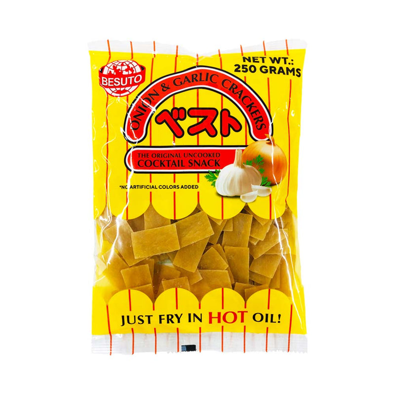Besuto Prawn Cracker Onion Garlic 250g