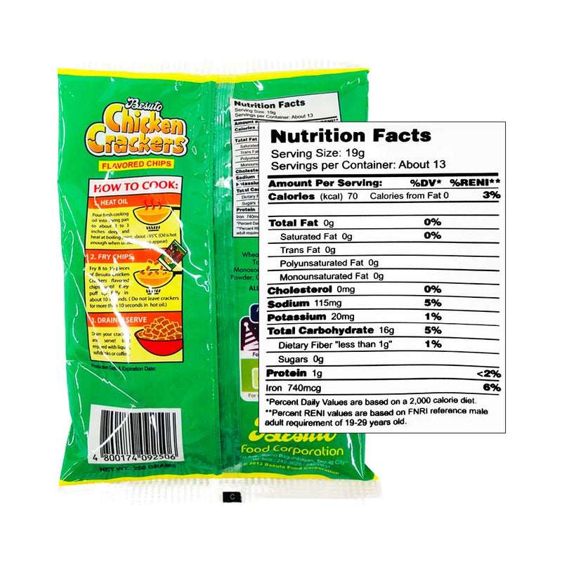 Besuto Chicken Crackers 250g