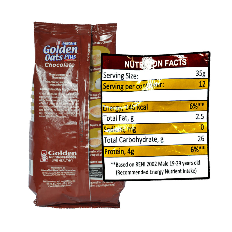 Golden Oats Plus Chocolate 400g