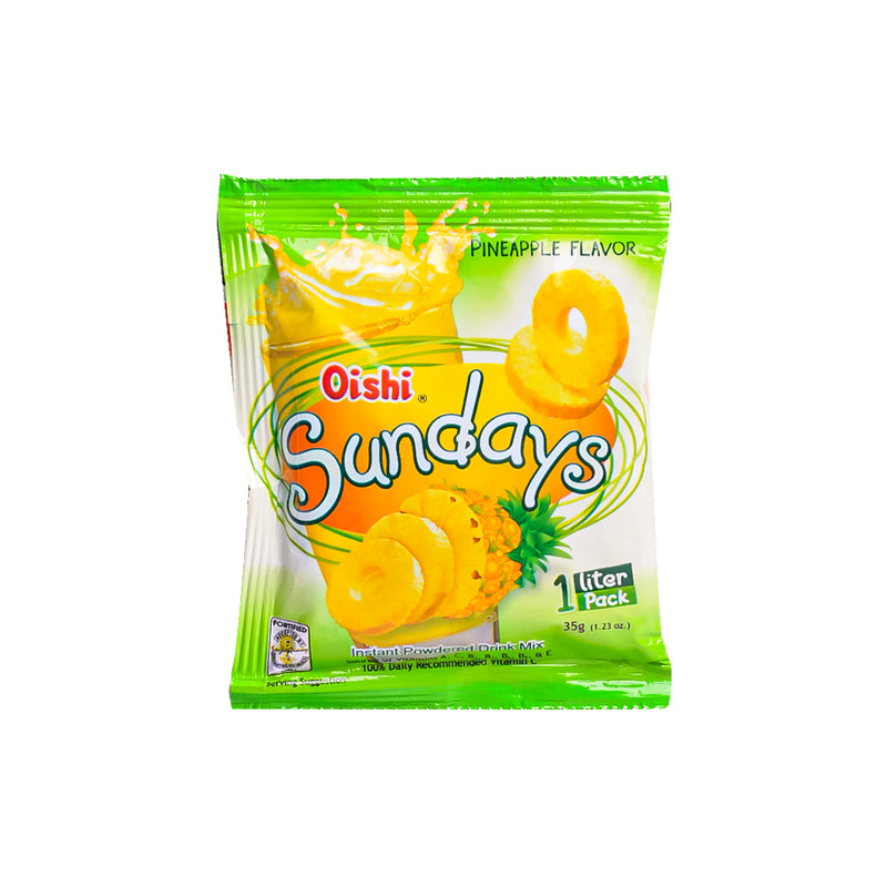Oishi Sundays Juice Pineapple 35g