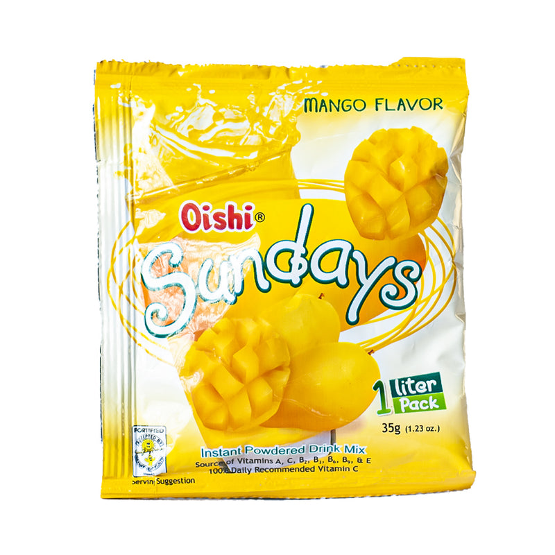 Oishi Sundays Juice Mango 35g