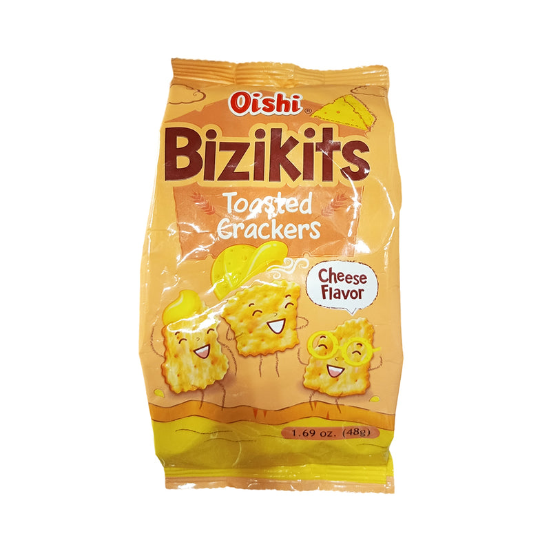 Oishi Bizikits Toasted Crackers Cheese 48g