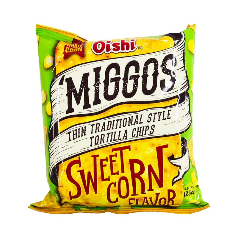 Oishi Miggos Tortilla Chips Sweet Corn