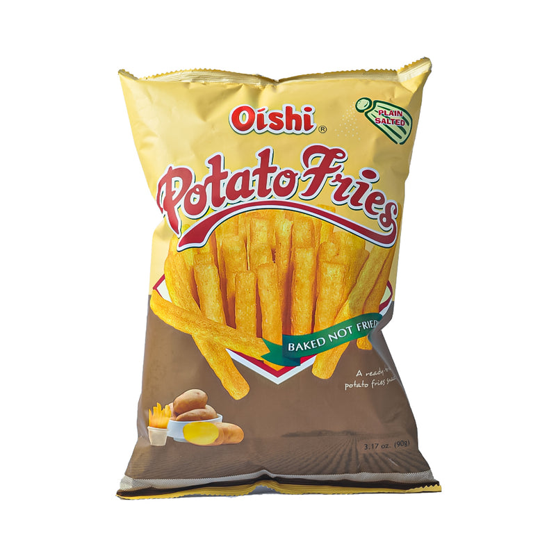 Oishi Potato Fries Plain Salted 90g