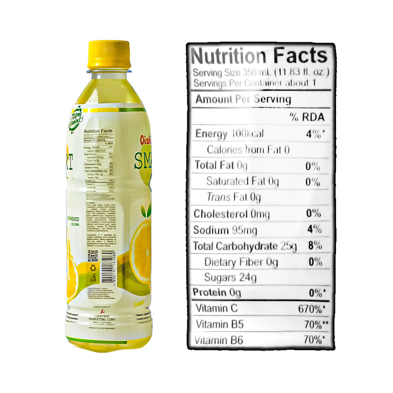 Smart C+ Juice Drink Lemon Squeeze 500ml